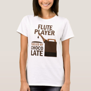 T-shirt Chocolat (drôle) de joueur de cannelure