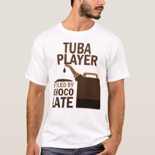 T-shirt Chocolat (drôle) de joueur de tuba