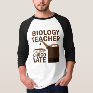 T-shirt Chocolat (drôle) de professeur de biologie