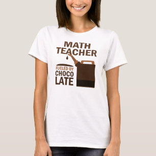 T-shirt Chocolat (drôle) de professeur de maths