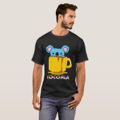 T-shirt Chocolat Et Café Cocoala Koala (Devant entier)