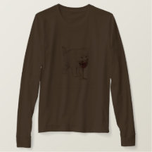 T-shirt Chocolat et citation de vin
