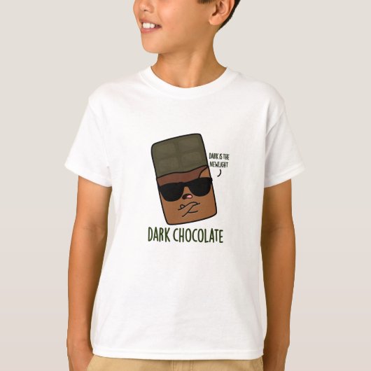 T-shirt Chocolat foncé drôle de bonbon de jeu (Devant)