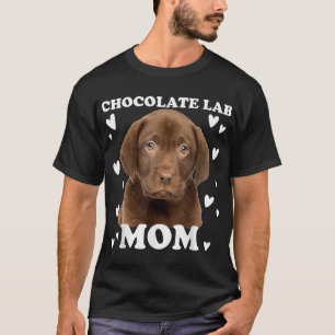 T-shirt Chocolat Lab Maman maman maman maman maman maman m