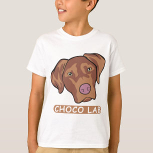 T-shirt Chocolat labrador retriever