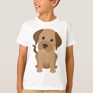 T-shirt Chocolat labrador retriever