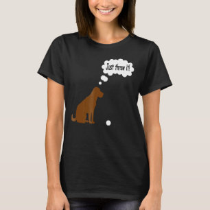 T-shirt Chocolat Labrador Retriever T Lab Dog