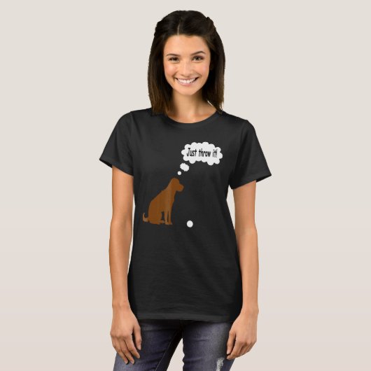 T-shirt Chocolat Labrador Retriever T Lab Dog (Devant entier)