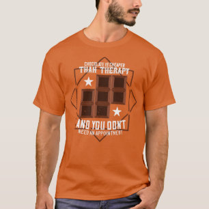 T-shirt Chocolat Le Chocolat Est Moins Cher