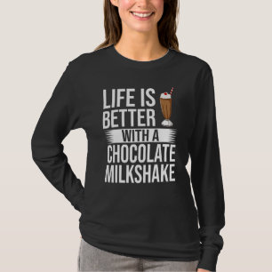 T-shirt Chocolat Milkshake Lait Choco Shake Boire