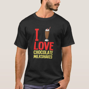 T-shirt Chocolat Milkshake Lait Choco Shake Boire