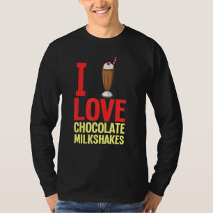 T-shirt Chocolat Milkshake Lait Choco Shake Boire 1