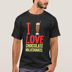 T-shirt Chocolat Milkshake Lait Choco Shake Boire 1