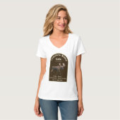 T-shirt Chocolat Moose Café (Devant entier)