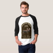 T-shirt Chocolat Moose Café (Devant entier)