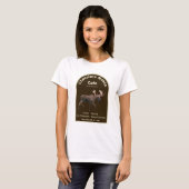 T-shirt Chocolat Moose Café (Devant entier)