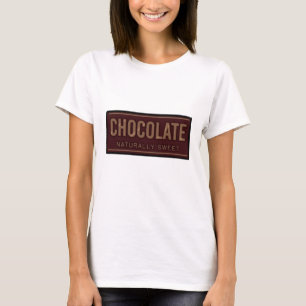 T-shirt Chocolat naturellement sucré