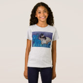T-Shirt Chocolat Siamese Point (Devant entier)