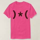 T-shirt Chocolat Starfish Ascii Art (Design devant)