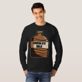 T-shirt Chocolate Milk Costume Food Eater Graphic (Devant entier)
