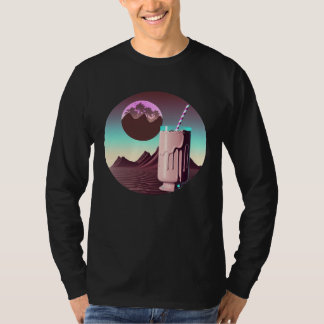 T-shirt Chocolate Milk Synthwave 80s Retrowave Aesthetic  