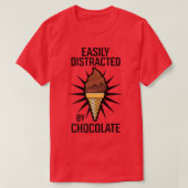 T-shirt Chocolatier Cocoa Chocolate Ice Cone (Design devant)