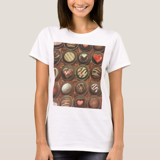 T-shirt Chocolats et truffes (Devant)