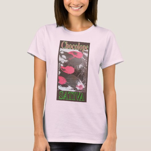 T-SHIRT CHOCOLOPE SATIVA (Devant)