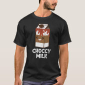 T-shirt Chocy Milk Alimentation de mangeur Graphique (Devant)