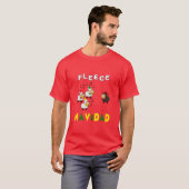 T-shirt Choeur joyeux de Navidad d'ouatine (Devant entier)