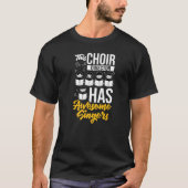 T-shirt Choir Director Music Singer Notes Instrument Teach (Devant)