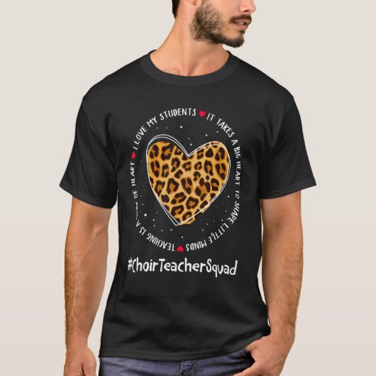 T-shirt Choir Enseignant Squad Admin Semaine d'appréciatio (Devant)
