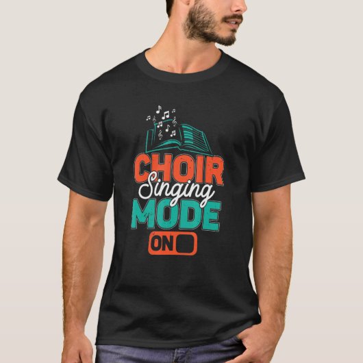 T-shirt Choir Mode  Music Group Singer Choir Director Teac (Devant)