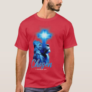 T-shirt Choisi 1 Pierre 2 9 Bible Écriture Citation Christ