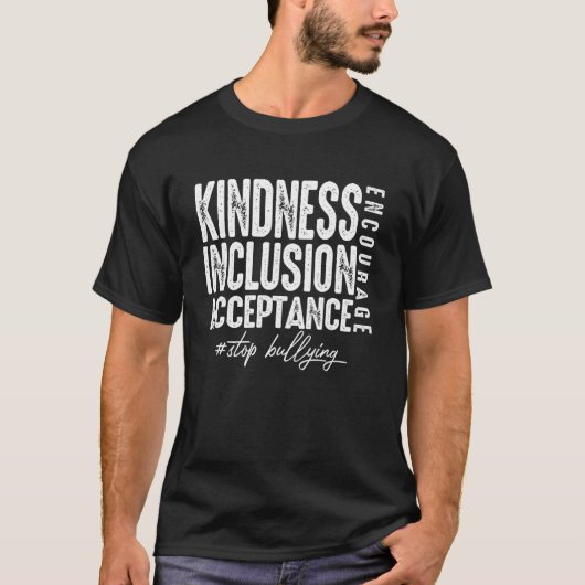 T-shirt Choisir Inclure l'inclusion d'acceptation de la ge (Devant)