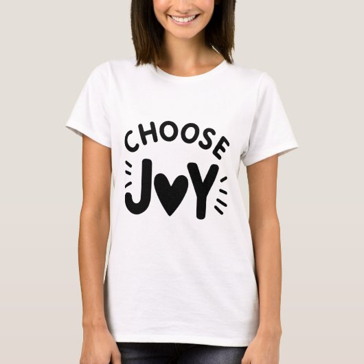 T-shirt "Choisir la joie" (Devant)