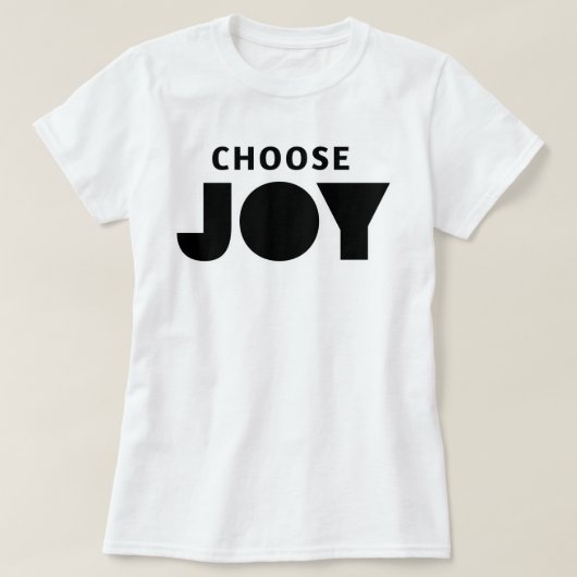 T-shirt Choisir la joie | phozos (Design devant)