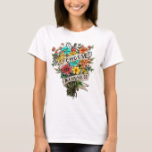 T-shirt Choisir les femmes florales Kindness (Devant)