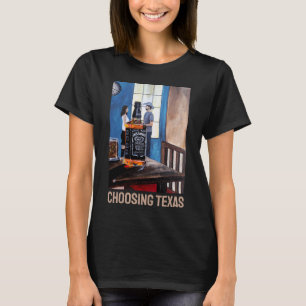 T-shirt Choisir Texas Peinture par Alfred Fox
