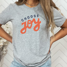 Choisissez Joy Retro Inspirational Christian