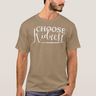 T-shirt Choisissez un ami avec une citation positive et éd