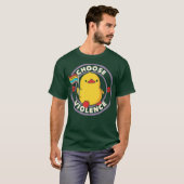 T-shirt Choisissez Violence Pride Canard par Tobe Fonseca (Devant entier)
