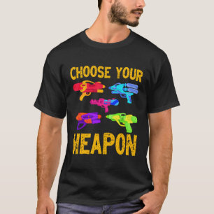 T-shirt Choisissez Votre Arme Arme À Arme À Arme À Argent