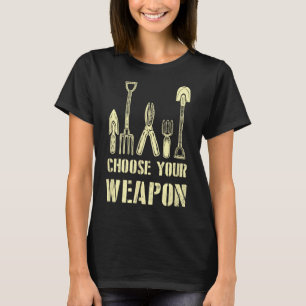 T-shirt Choisissez Votre Cool D'Armes Jardin Vert Pastime