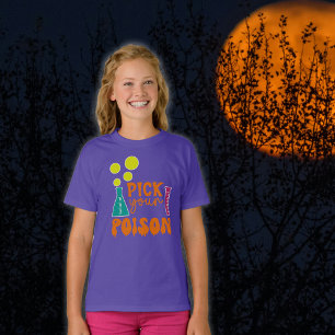 T-shirt Choisissez votre poison Halloween Traitements