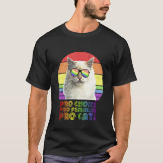 T-shirt Choix Pro Féminisme Pro Chat LGBTQ Féministe 7