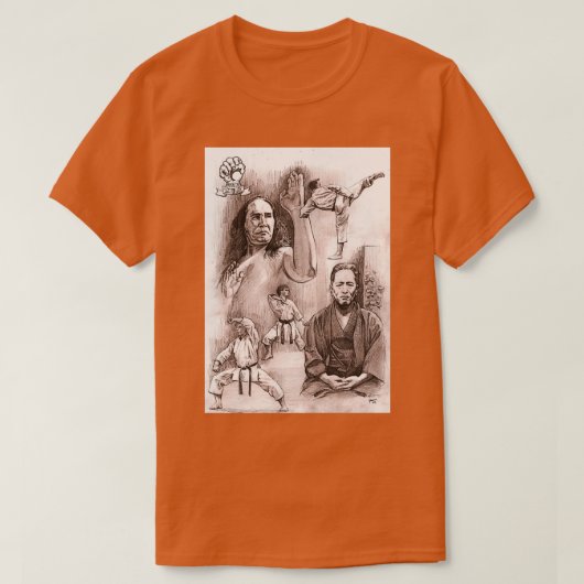 T-shirt Chojun Miyagi Gogen Yamaguchi (Design devant)