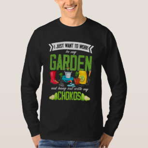 T-shirt Chokos Jardinage Jardin jardinier Plante Végétaux