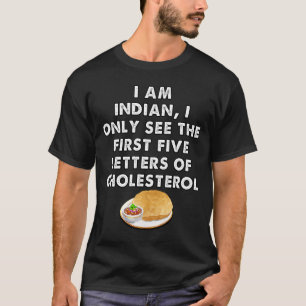T-shirt chole batteur amateur foodie indian street food