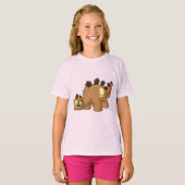 T-shirt Chomby Brown (Devant entier)